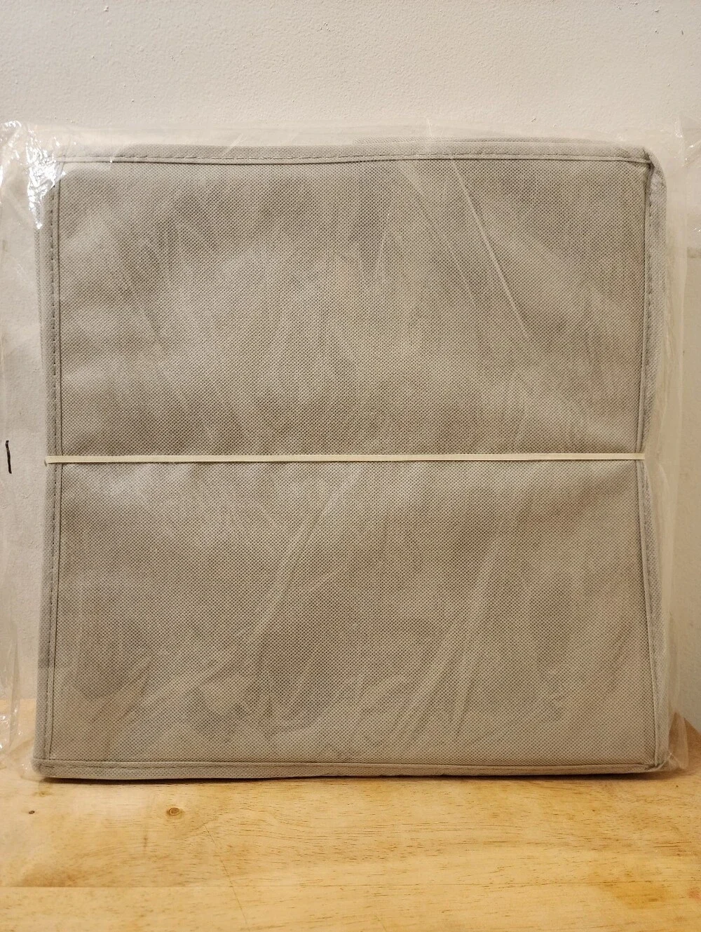 Hanging Closet Clothing Organizer - 6 Grey Fabric Shelves